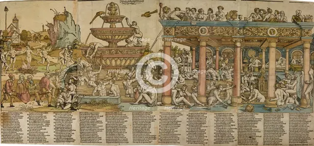 The Fountain of Youth, 1531. Artist: Sebald Beham.
