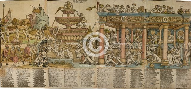 The Fountain of Youth, 1531. Artist: Sebald Beham.