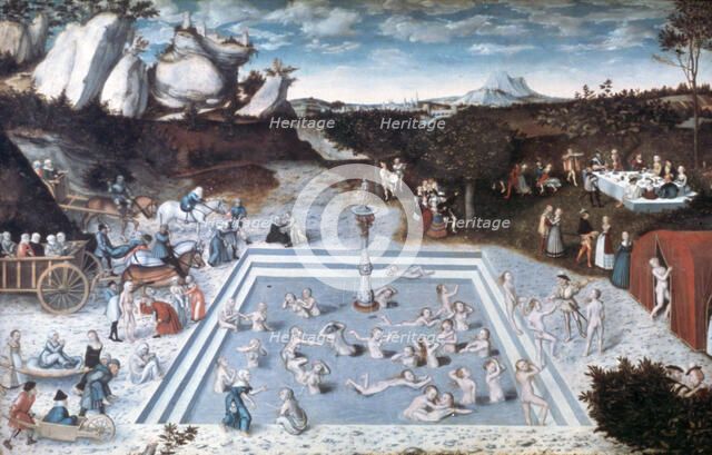'The Fountain of Youth', 1546. Artist: Lucas Cranach the Elder