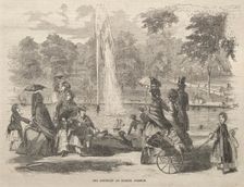 The Fountain at Boston Common, 1857. Creator: Winslow Homer (American, 1836-1910)