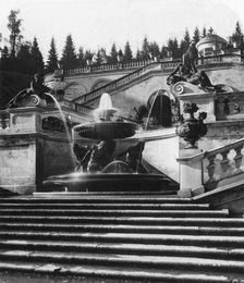 The fountain at Linderhof Palace, Bavaria, Germany, c1900s. Creator: Wurthle & Sons