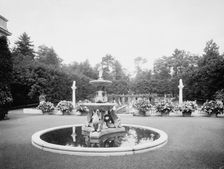 The Fountain, Bellefontaine, home of Giraud Foster, Lenox, Mass., c.between 1910 and 1920. Creator: Unknown
