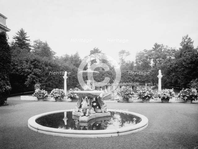 The Fountain, Bellefontaine, home of Giraud Foster, Lenox, Mass., c.between 1910 and 1920. Creator: Unknown.