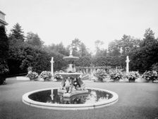 The Fountain, Bellefontaine, home of Giraud Foster, Lenox, Mass., c.between 1910 and 1920. Creator: Unknown