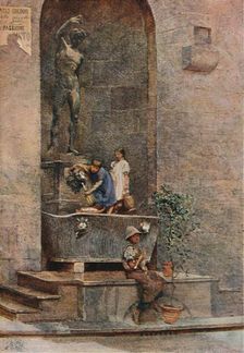 The Fountain c1904. Artist: Herbert Alexander Collins
