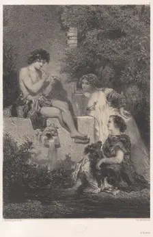 The Fountain, ca. 1830-70. Creator: Célestin Nanteuil