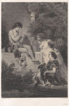 The Fountain, ca. 1830-70. Creator: Célestin Nanteuil