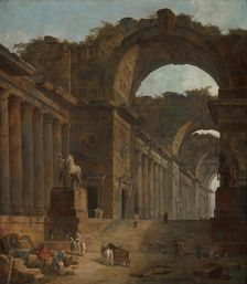 The Fountains, 1787/88. Creator: Hubert Robert