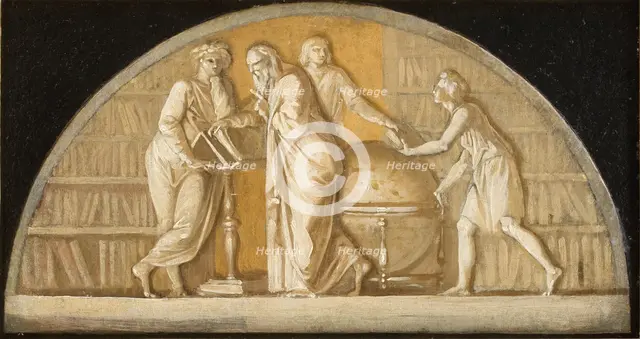 The Foundation of the Royal Library, 1781-1784. Creator: Nicolai Abraham Abildgaard.