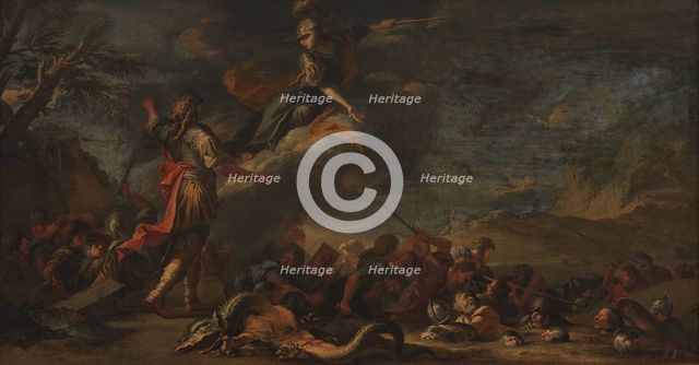 The Founding of Thebes, 1661. Creator: Salvator Rosa.