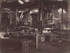 The Foundry, 1870s-80s. Creator: Louis Lafon