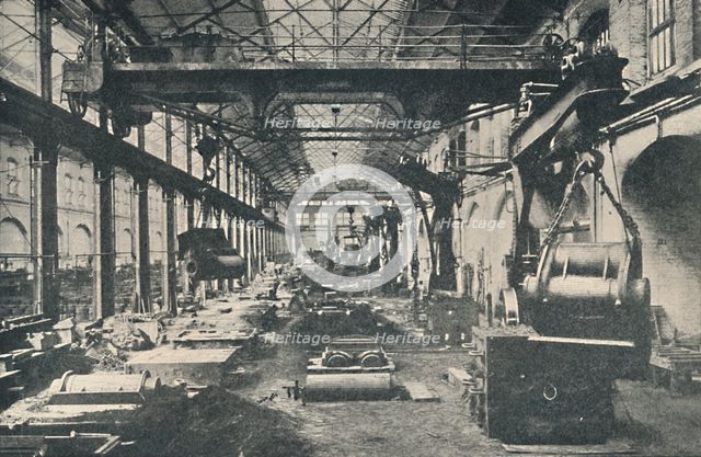 'The Foundry at Swindon Works', c1917. Artist: Unknown.