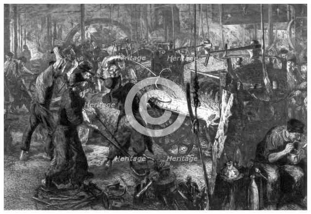 'The Foundry', c1880-1882.Artist: W Manfield