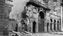 The Four Courts bombarded, Dublin, Ireland, July 1922 (1935)