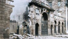 The Four Courts bombarded, Dublin, Ireland, July 1922 (1935). Creator: Unknown