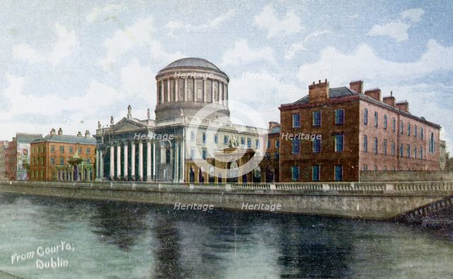 The Four Courts, Dublin, Ireland, c1900s-c1920s(?). Artist: Unknown