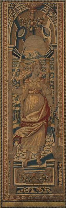 The Four Cardinal Virtues: Justice, c. 1550/1600. Creator: Unknown