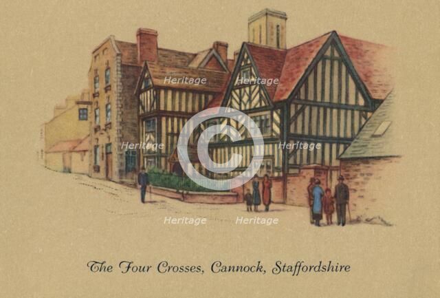 'The Four Crosses, Cannock, Staffordshire', 1939. Artist: Unknown.