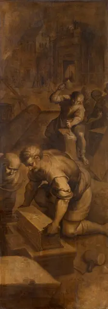 The Four Crowned Martyrs at Work, 1624. Creator: Frans Francken II