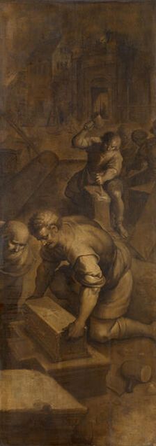 The Four Crowned Martyrs at Work, 1624. Creator: Frans Francken II