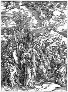 The Four Angels holding the winds 1498, (1936). Artist: Albrecht Dürer