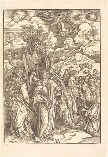 The Four Angels Holding the Winds, 1498. Creator: Albrecht Durer