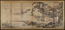 The Four Accomplishments, late 1500s. Creator: Kano Shoei (Japanese, 1519-1592)