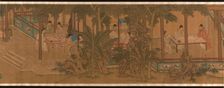 The Four Accomplishments, Qing dynasty (1644-1911), 19th century. Creator: Wang Ning