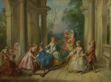 The Four Ages of Man: Childhood, ca 1735. Artist: Lancret, Nicolas (1690-1743)