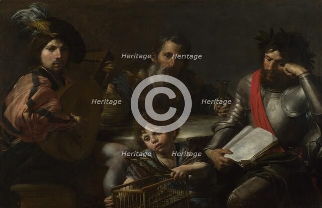 The Four Ages of Man, c. 1629. Artist: Valentin de Boullogne (1591-1632)