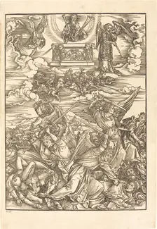 The Four Avenging Angels, 1498. Creator: Albrecht Durer