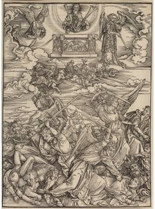 The Four Avenging Angels of Euphrates. From Apocalypsis cum Figuris, c. 1497