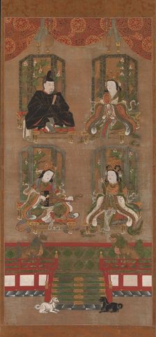 The Four Deities of Mount Koya, 16th century. Creator: Unknown