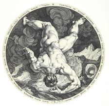 The Four Disgracers: Tantalus, 1588. Creator: Goltzius, Hendrick (1558-1617)