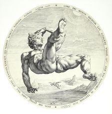 The Four Disgracers: Icarus, 1588. Creator: Goltzius, Hendrick (1558-1617)