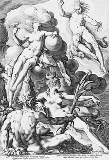 The Four Elements, 1588. Creator: Jacob Matham