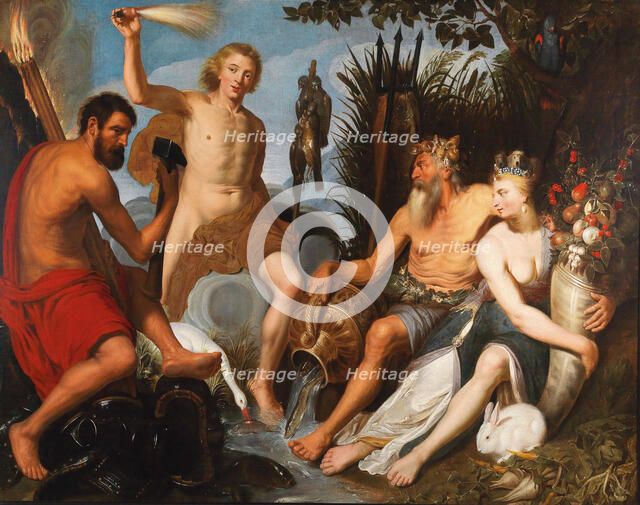 The Four Elements. Creator: Wolffort, Artus (1581-1641).