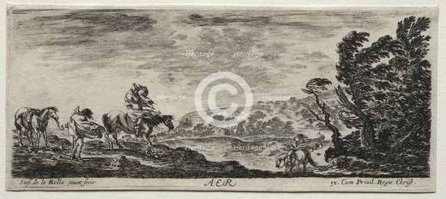 The Four Elements: Aer. Creator: Stefano Della Bella (Italian, 1610-1664).