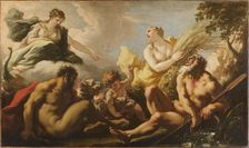 The four elements of Brewing, 1717. Creator: Pellegrini, Giovanni Antonio (1675-1741)