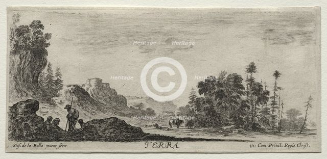 The Four Elements: Terra. Creator: Stefano Della Bella (Italian, 1610-1664).