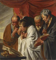 The Four evangelists, 1625-1630. Creator: Jacob Jordaens