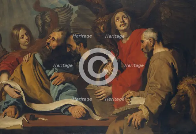 The Four Evangelists, from c.1616 until 1624. Creator: Pieter Soutman.