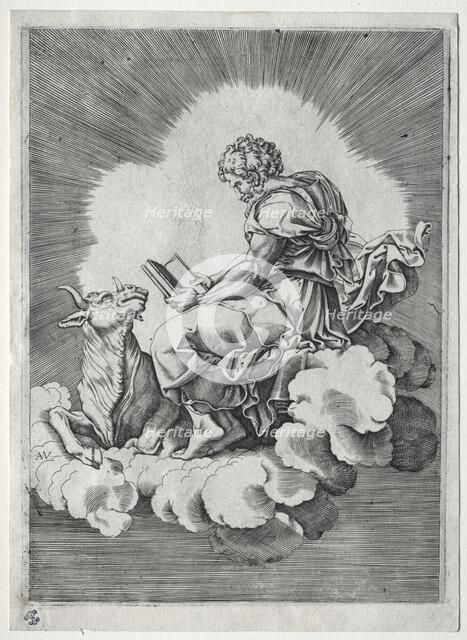 The Four Evangelists: St. Luke, c. 1518. Creator: Unknown.