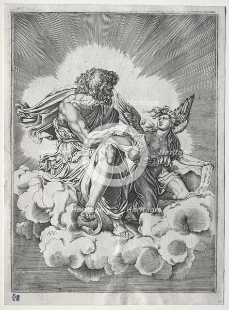 The Four Evangelists: St. Matthew, c. 1518. Creator: Unknown.