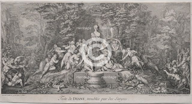 The Four Festivals: Festival of Diana. Creator: Claude Gillot (French, 1673-1722).