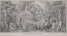 The Four Festivals: Festival of Faune. Creator: Claude Gillot (French, 1673-1722)