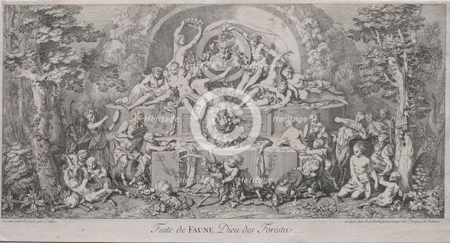 The Four Festivals: Festival of Faune. Creator: Claude Gillot (French, 1673-1722).