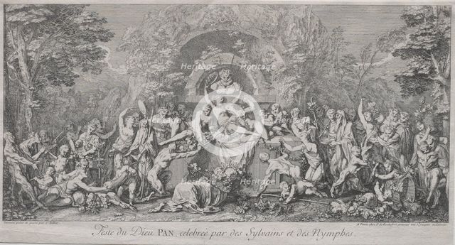 The Four Festivals: Festival of the God Pan. Creator: Claude Gillot (French, 1673-1722).