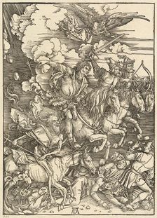 The Four Horsemen, 1498. Creator: Albrecht Durer
