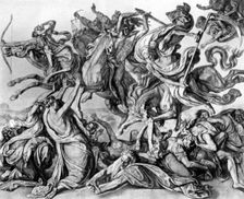 The Four Horsemen of the Apocalypse 1926.Artist: Peter von Cornelius